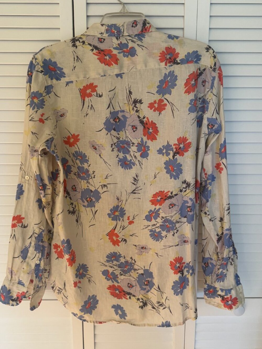 Lauren Ralph Lauren Women's Relaxed Fit Collared Shirt (L) - Picture 3 of 7